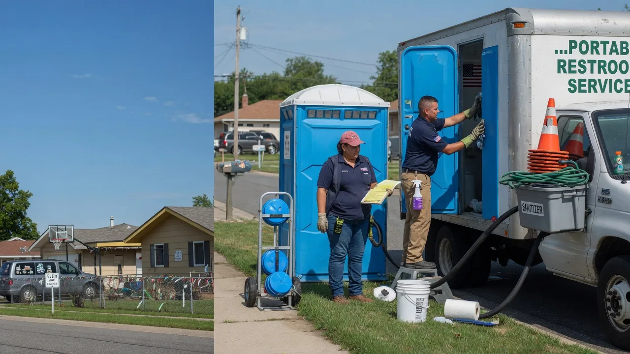 Portable Toilet Rental in Glasford, IL near me